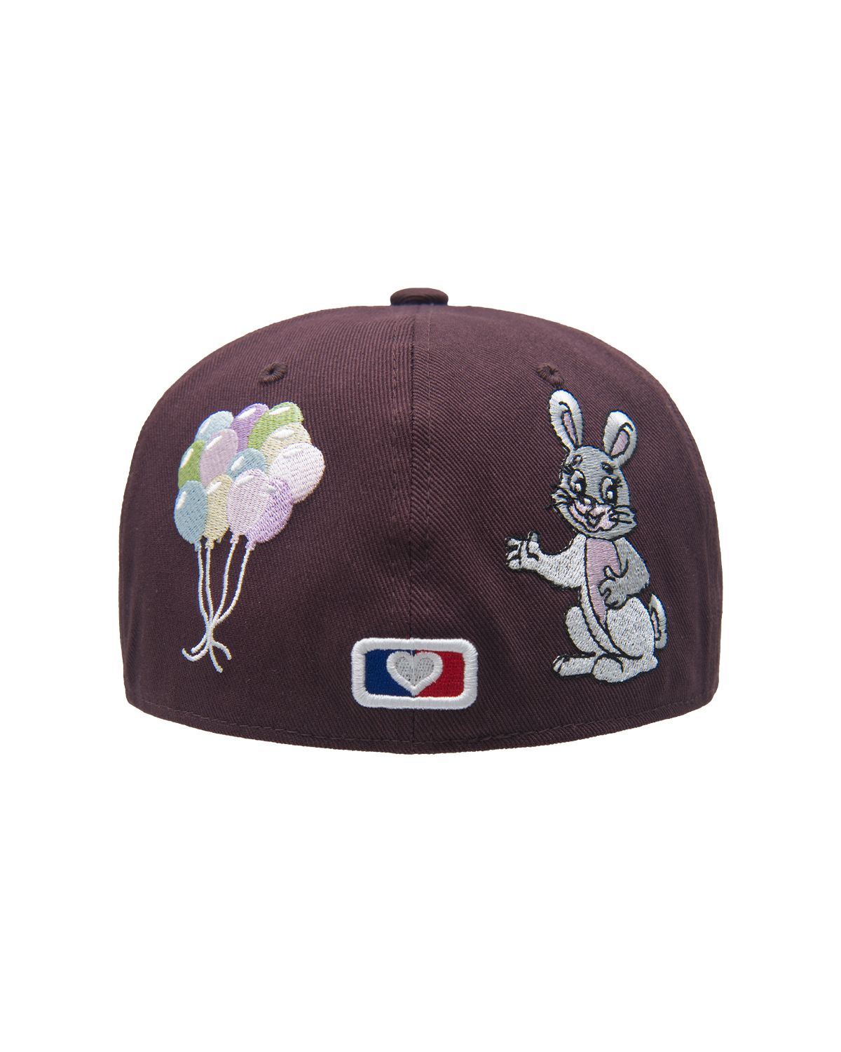 더뮤지엄비지터(THEMUSEUMVISITOR) RABBIT EMBROIDERY CAP (WINE)