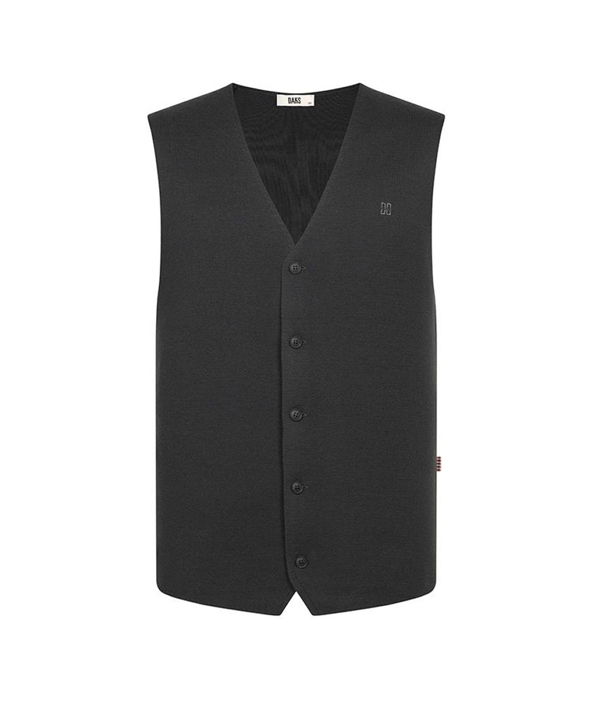 닥스셔츠(DAKS SHIRTS) 울100 오픈형 베스트_DLW1SWVE110KK