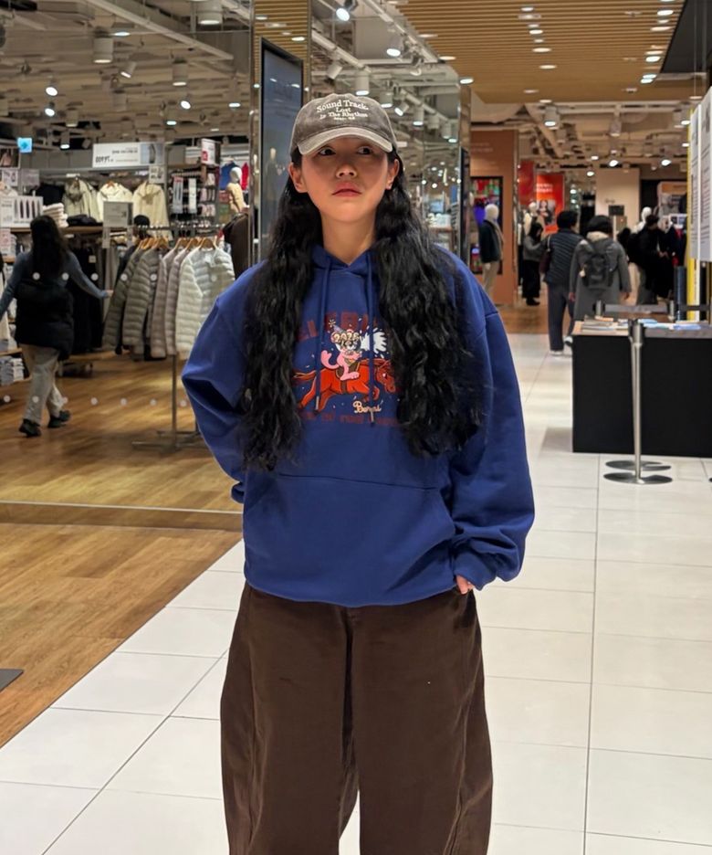 [기모/노기모] 해피 뉴이어 후드티 (블루)