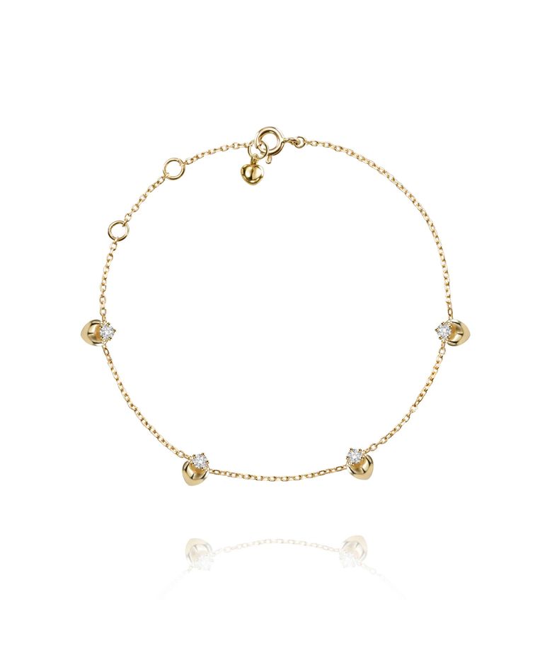 마틴 발찌  14K 골드 MARTIN_ANKLET_MTAK4FLSTS