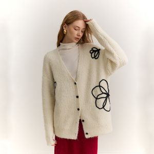 YY_Loose design knit cardigan