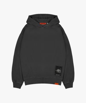 타이거JK 빈티지 피그먼트 다잉 후드 스웨트셔츠 GJK258-112 차콜