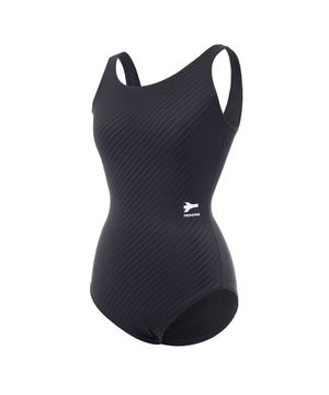 여성 슬림핏 U-BACK 원피스수영복 블랙 RN-LF2F507-BK