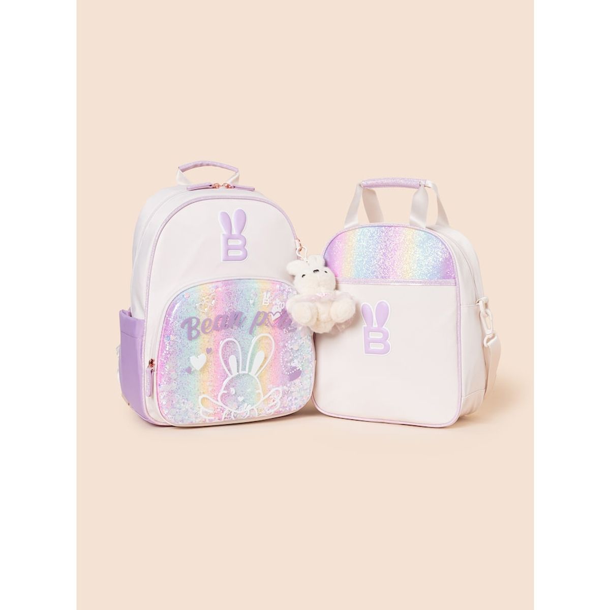 빈폴 키즈(BEANPOLE KIDS) 투명몰드 빙키 책가방 세트  라이트 퍼플 (PS00136860V)