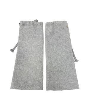 마일드 스트링 리본 레그워머 _그레이