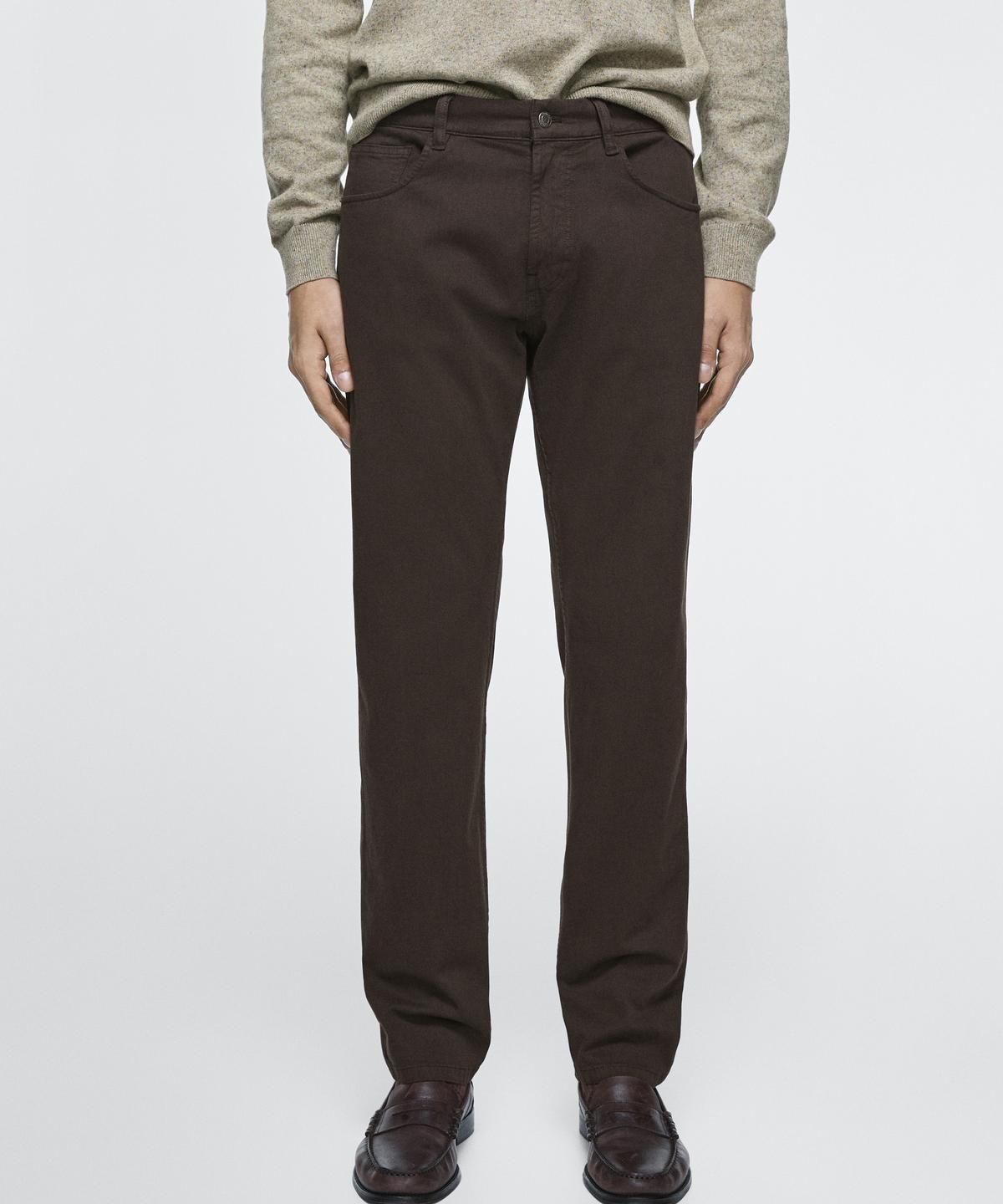 마시모두띠(MASSIMO DUTTI) 테이퍼드핏 진