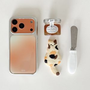 어텀오렌지 블러 실버 에폭시 케이스