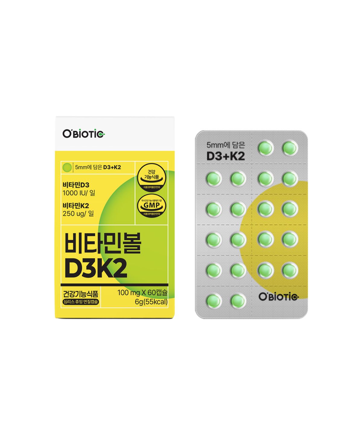 프리마덤(PRIMADERM) 오바이오틱 비타민볼 x 1박스 60정 (2개월분)