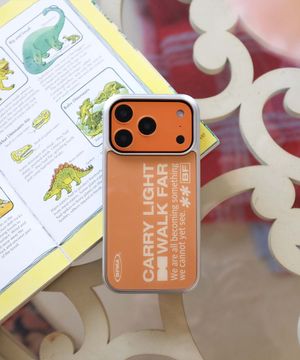 캐리라이트 브릭 실버 글라스 폰케이스