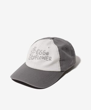Egg Flower 투톤 볼캡 그레이
