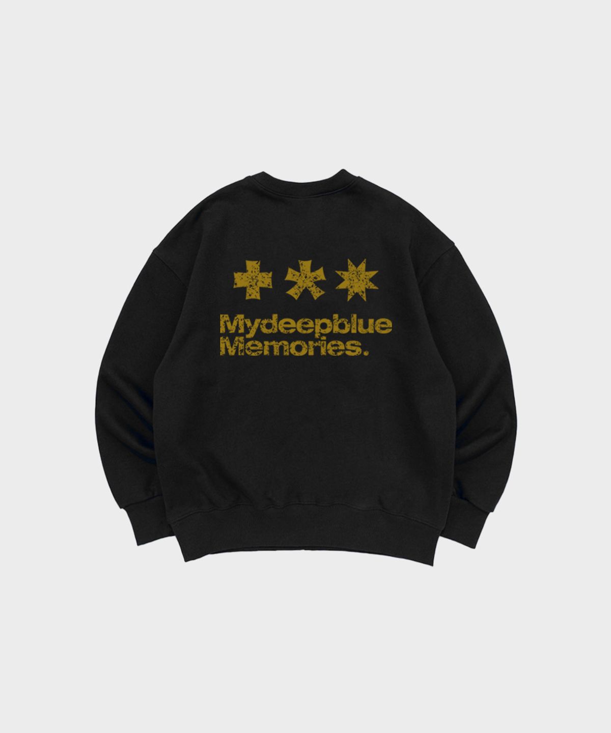 마이딥블루메모리즈(MY DEEP BLUE MEMORIES) 90s MM SYMBOL LOGO MTM (BLACK)