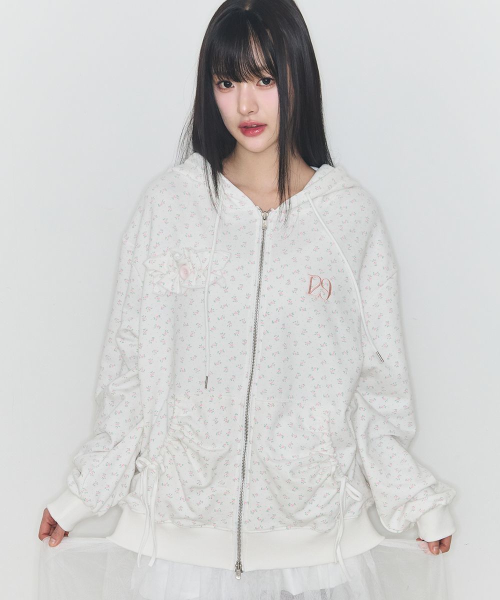 新品未使用未開封♡ILLIGO ピュアフリルフードジップアップフラワー S MUSINSA公式 | ILLIGO ピュアフリルフードジップアップフラワー