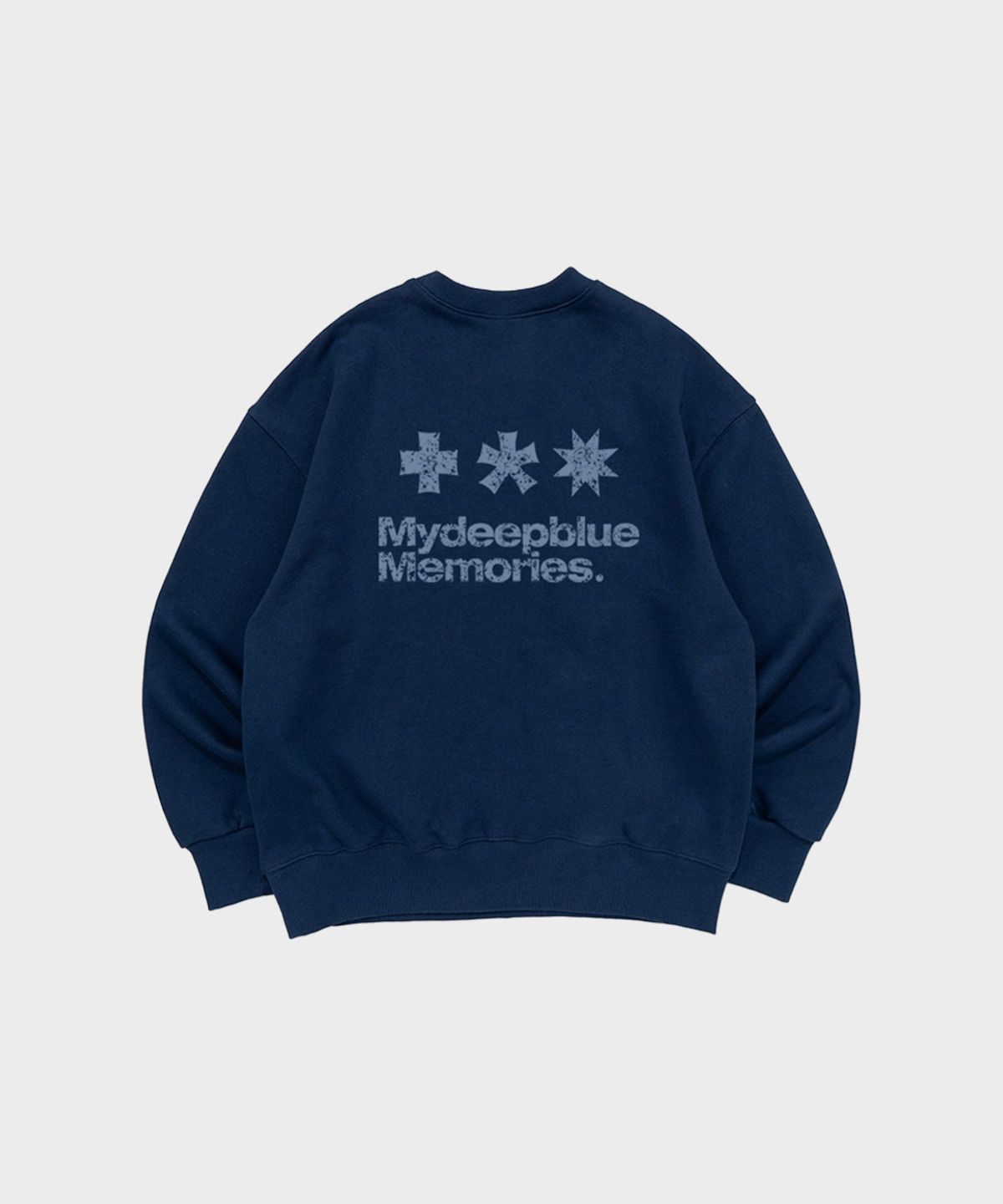 마이딥블루메모리즈(MY DEEP BLUE MEMORIES) 90s MM SYMBOL LOGO MTM (NAVY)
