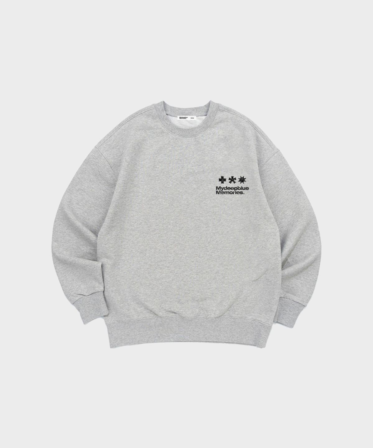 마이딥블루메모리즈(MY DEEP BLUE MEMORIES) 90s MM SYMBOL LOGO MTM (GREY)