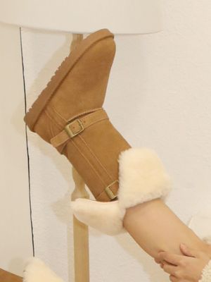 Matilda 마틸다 소가죽 양모 어그 AHFU007