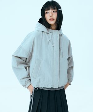 체크 후드 점퍼_MIWJJG222C