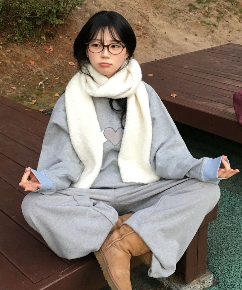 [가요이 pick] 양털 에센셜 머플러 아이보리