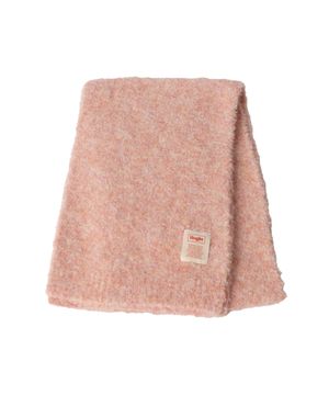 양털 에센셜 머플러 핑크