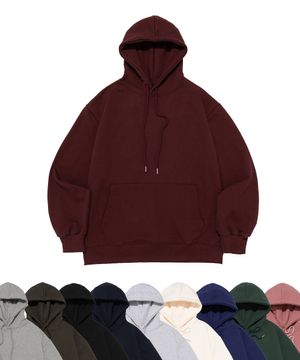 에센셜 플랜 후드티셔츠 (10컬러)