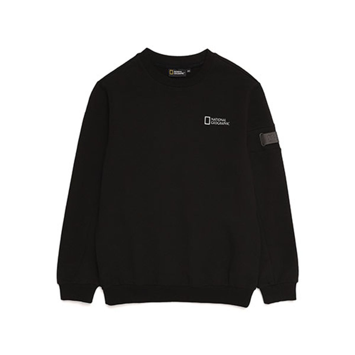 내셔널지오그래픽 키즈(NATIONAL GEOGRAPHIC KIDS) N213KSW250 네뷸라 아트웍 맨투맨 CARBON BLACK