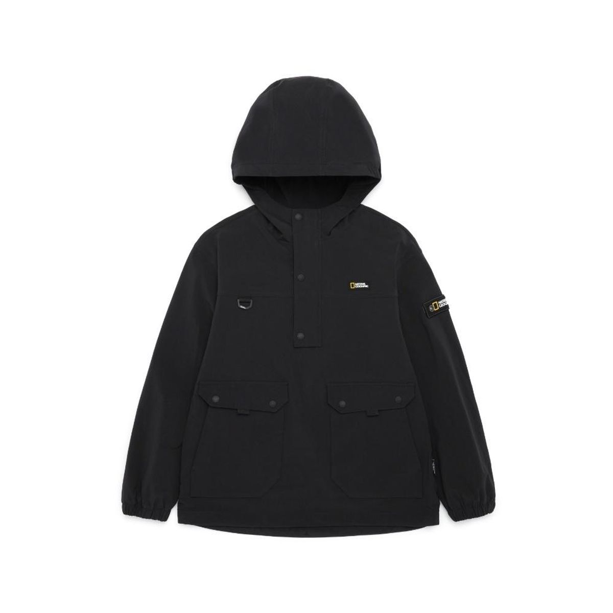 내셔널지오그래픽 키즈(NATIONAL GEOGRAPHIC KIDS) K223UFT050 어드벤처 아노락 점퍼 CARBON BLACK