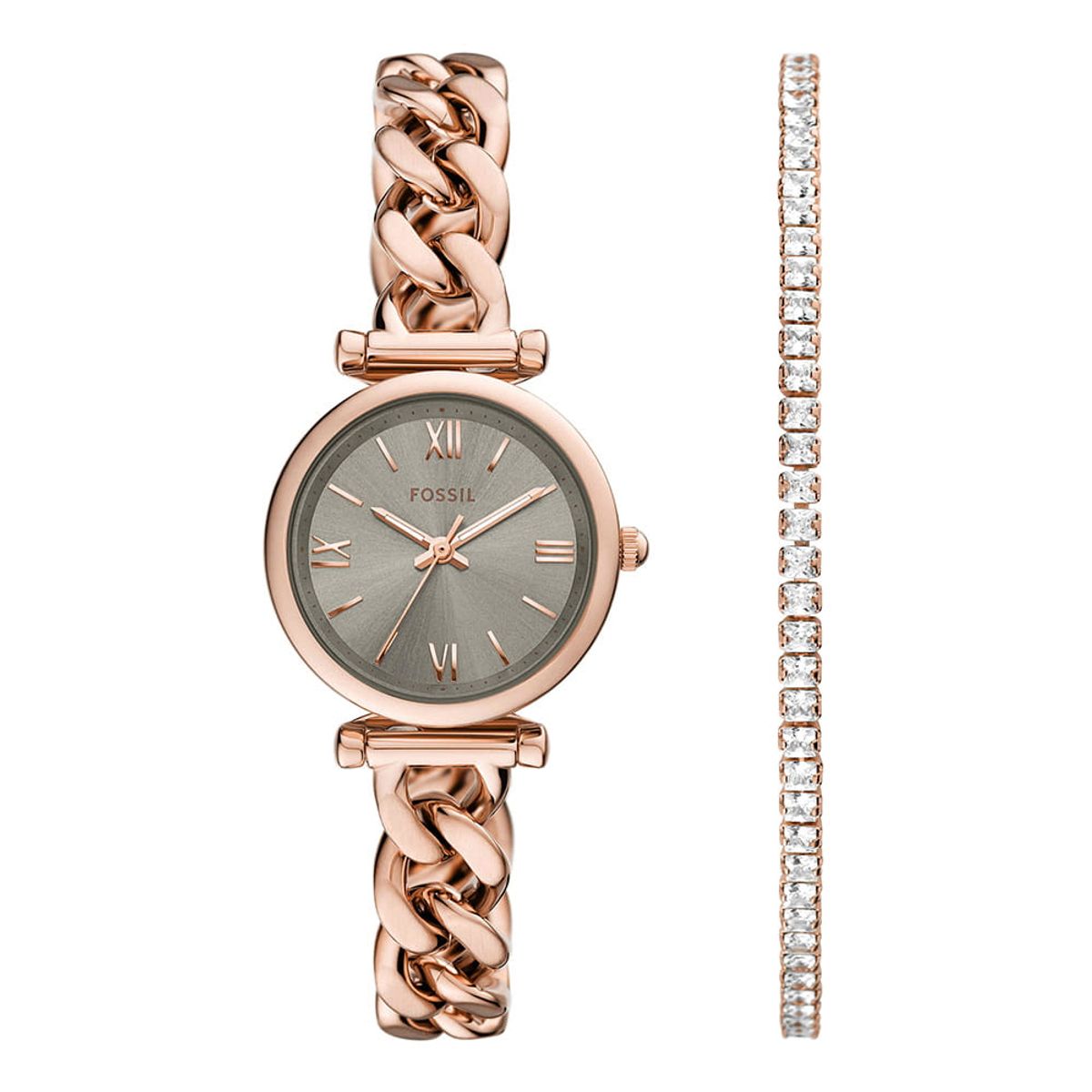 파슬(FOSSIL) ES5378SET (Carlie) 칼리 팔찌 세트 여성 메탈시계