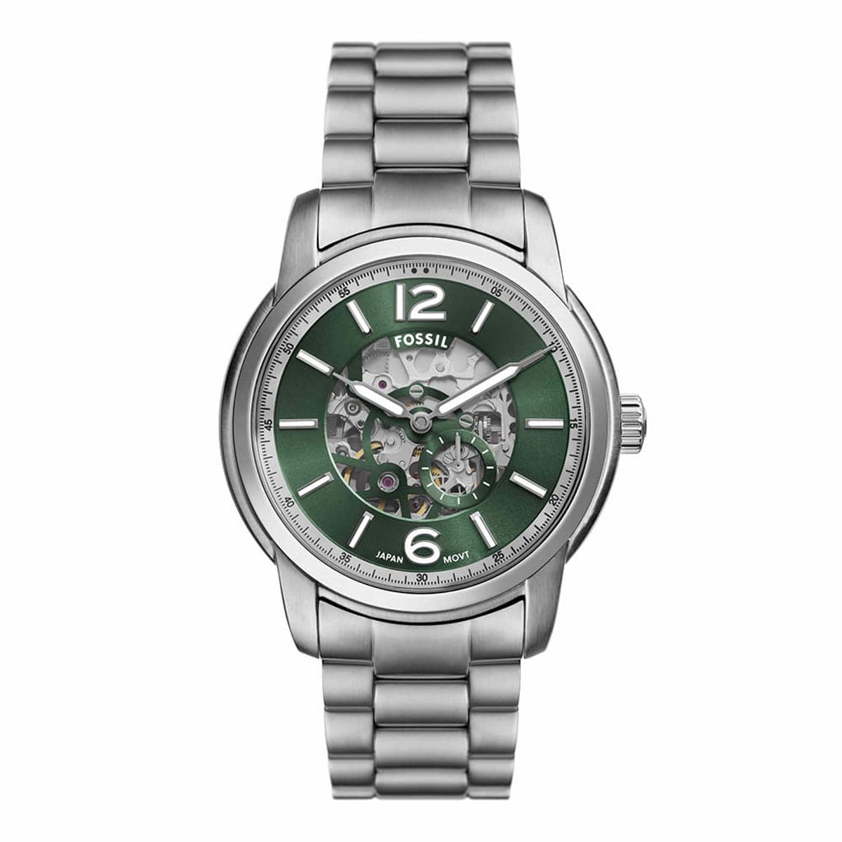 파슬(FOSSIL) ME3262 (Fossil Heritage) 헤리티지 스켈레톤 남성 메탈시계