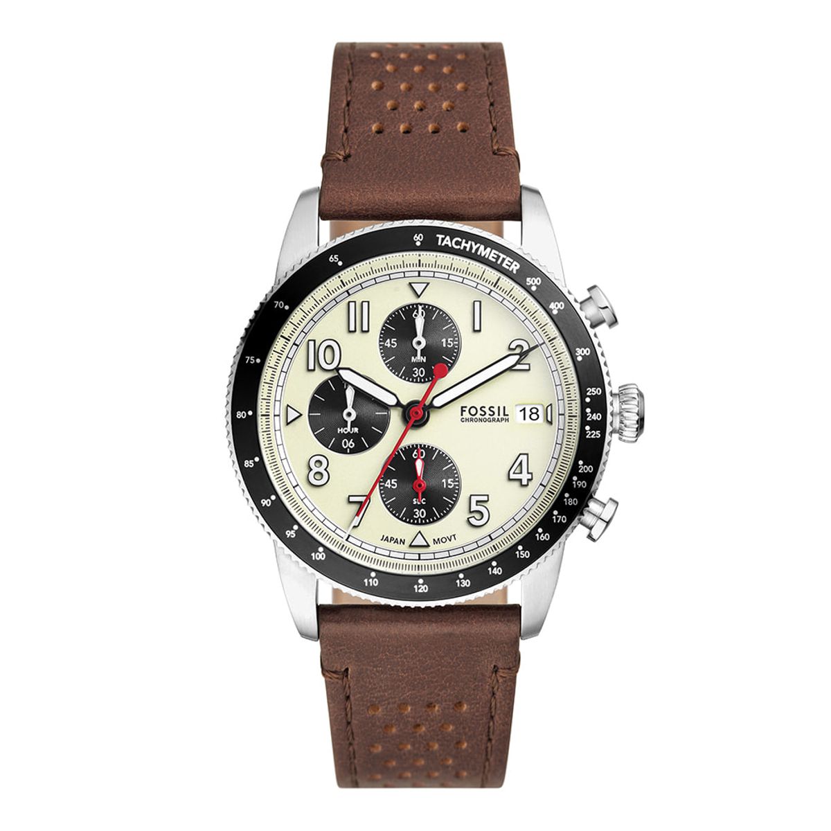 파슬(FOSSIL) FS6042 (Sport Tourer) 스포츠 투어 크로노그래프 남성 가죽시계