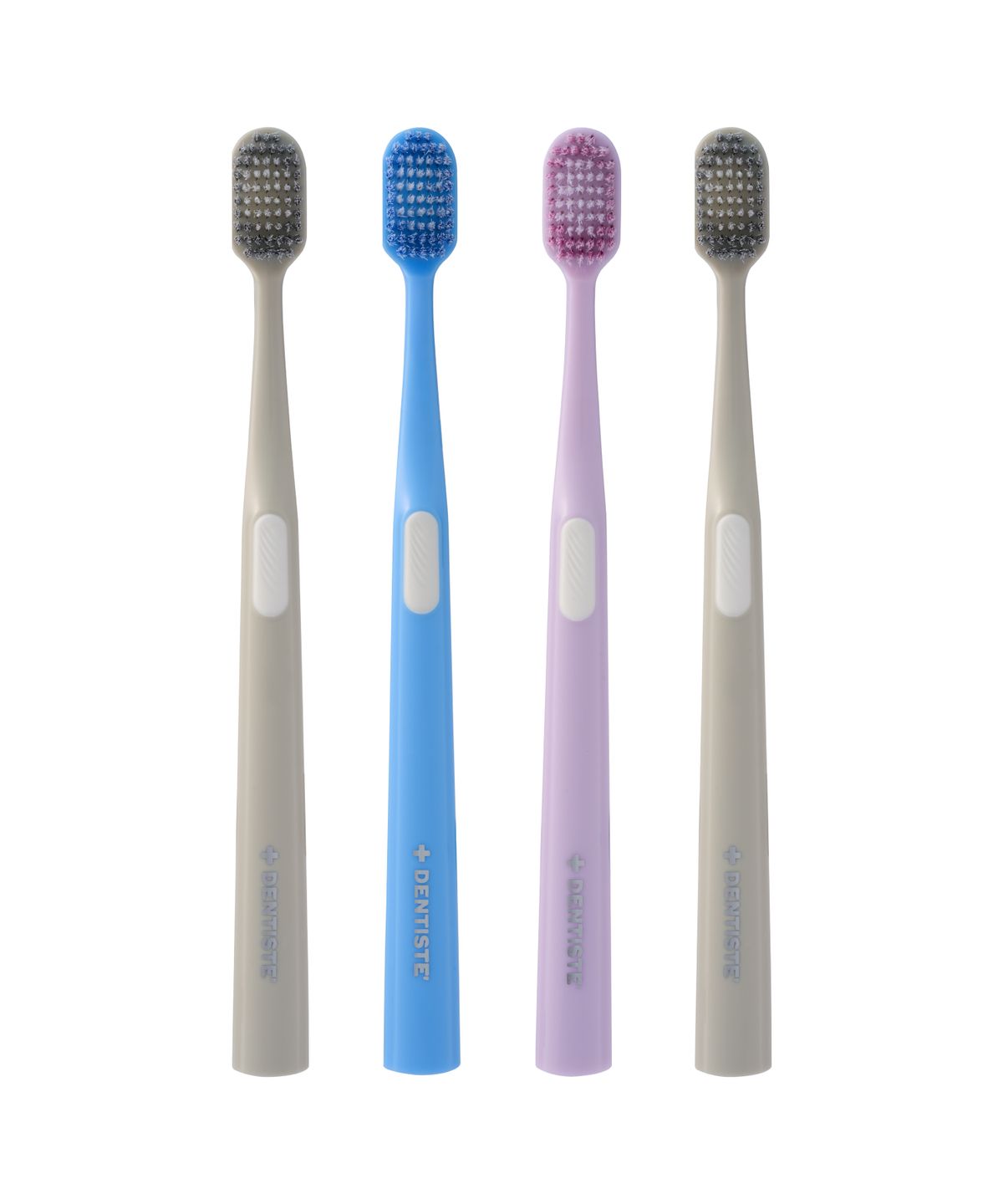 덴티스테(DENTISTE) 어드밴스드케어 광폭 스파이럴모 칫솔 x 4개 (색상 임의발송)