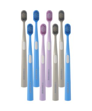 덴티스테 어드밴스드케어 광폭 스파이럴모 칫솔 x 8개 (색상 임의발송)