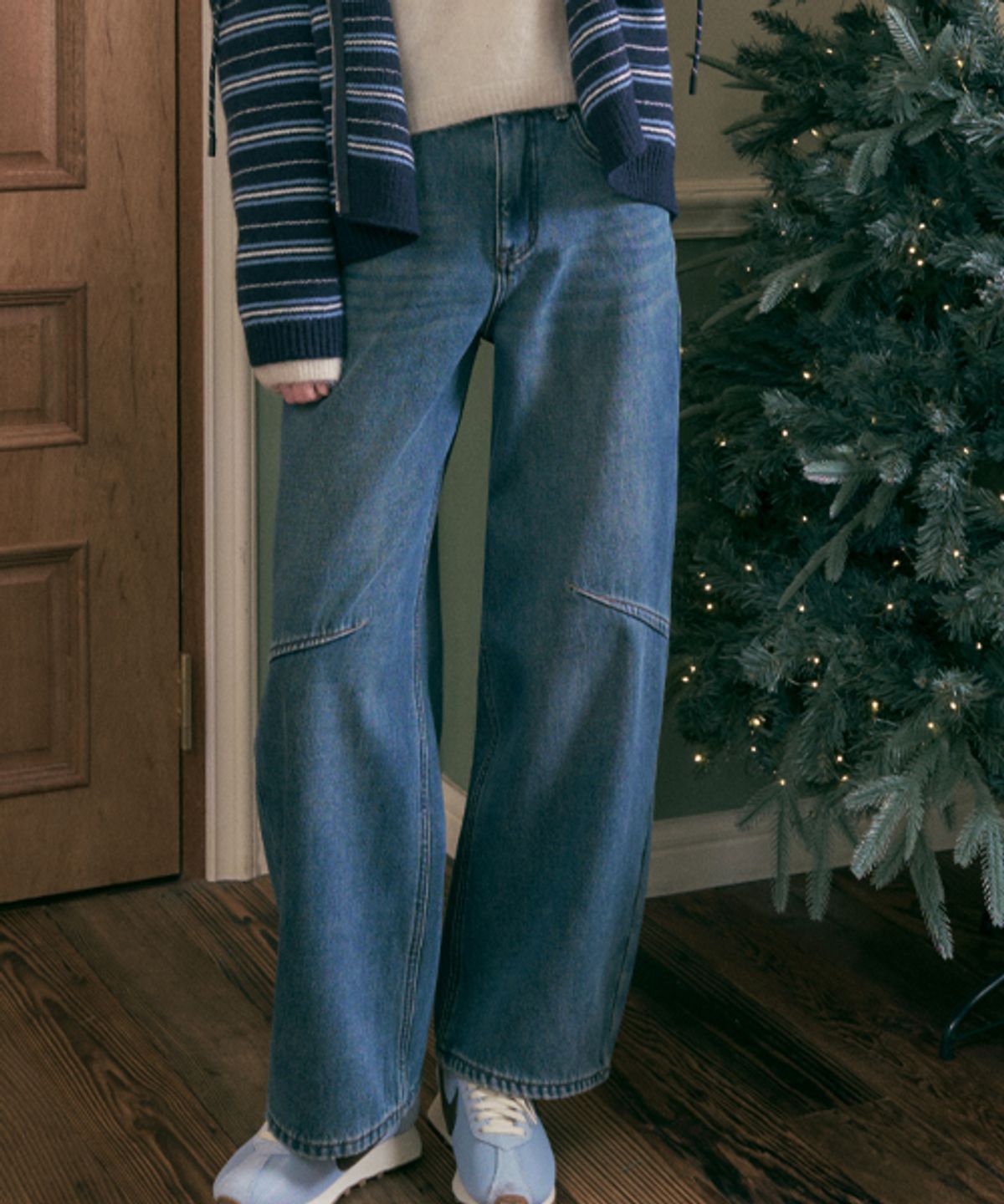 헤인트(HAINT) [양털기모]AEITOR BALLON DENIM PANTS_BLUE
