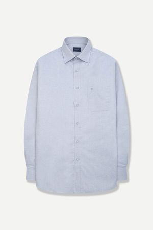 소프트 옥스포드 스트레치 일반핏 셔츠 그레이 YEFSBR125GY