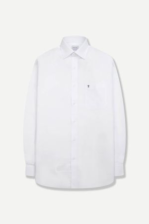 레이온 블렌드 베이직 일반핏 셔츠 화이트 YEFSBR133WH