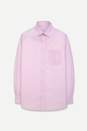 스트라이프 블렌드 클래식 일반핏 셔츠 핑크 YEFSBR136PI