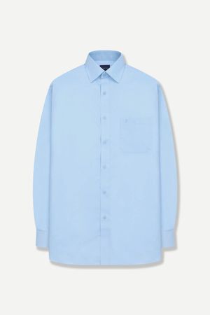 스카이 베이직 포켓 일반핏 셔츠 블루 YEFSBR121BL