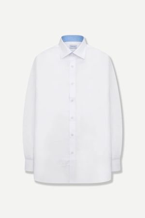 스카이 베이직 포켓 일반핏 셔츠 화이트 YEFSBR121WH