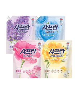 [옵션선택] 샤프란 섬유유연제 리필 2.1L x 6개