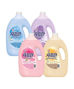 [옵션선택] 샤프란 섬유유연제 3.1L x 4개