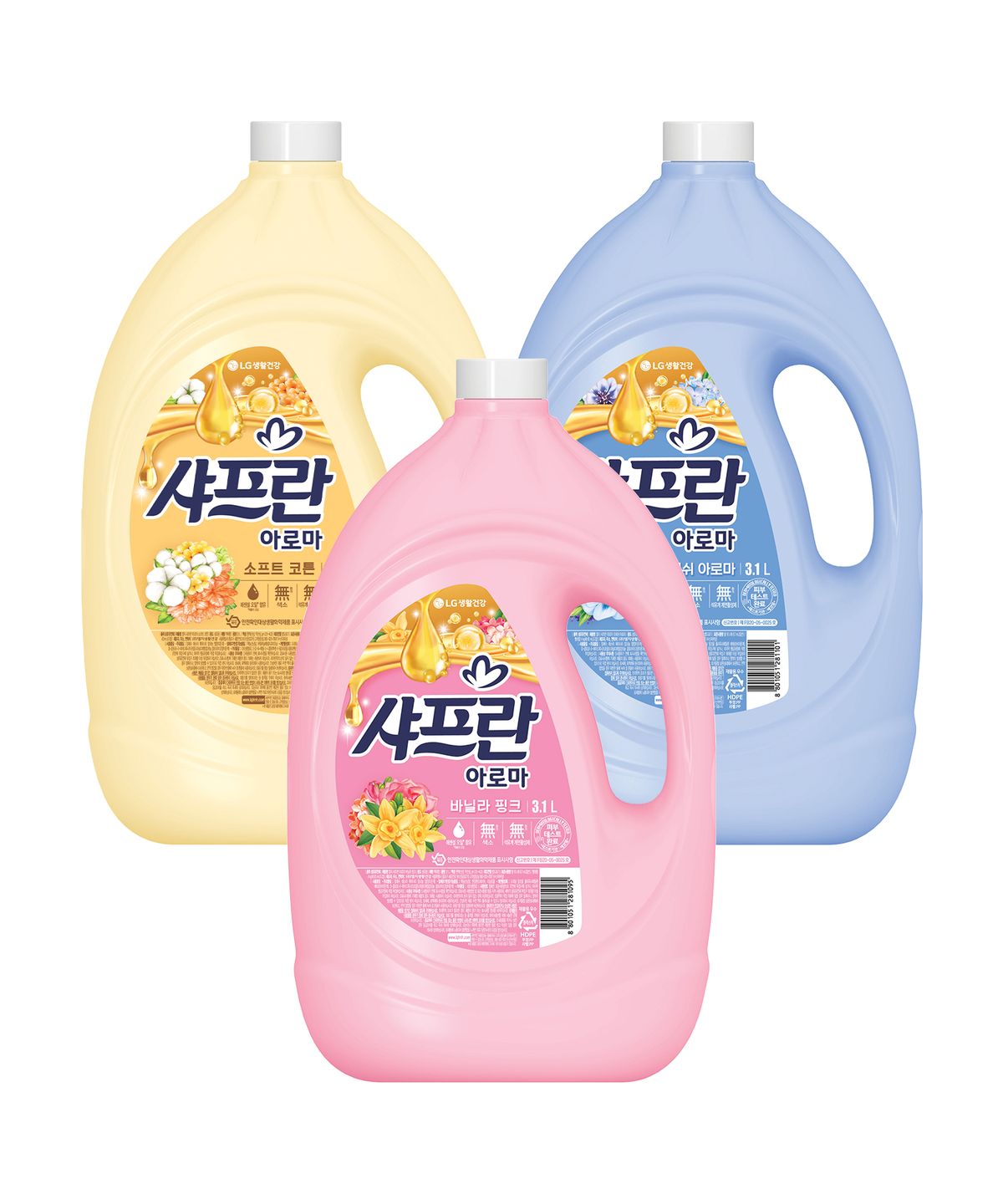 아우라(AURA) [옵션선택] 샤프란 아로마 섬유유연제 3.1L x 4개