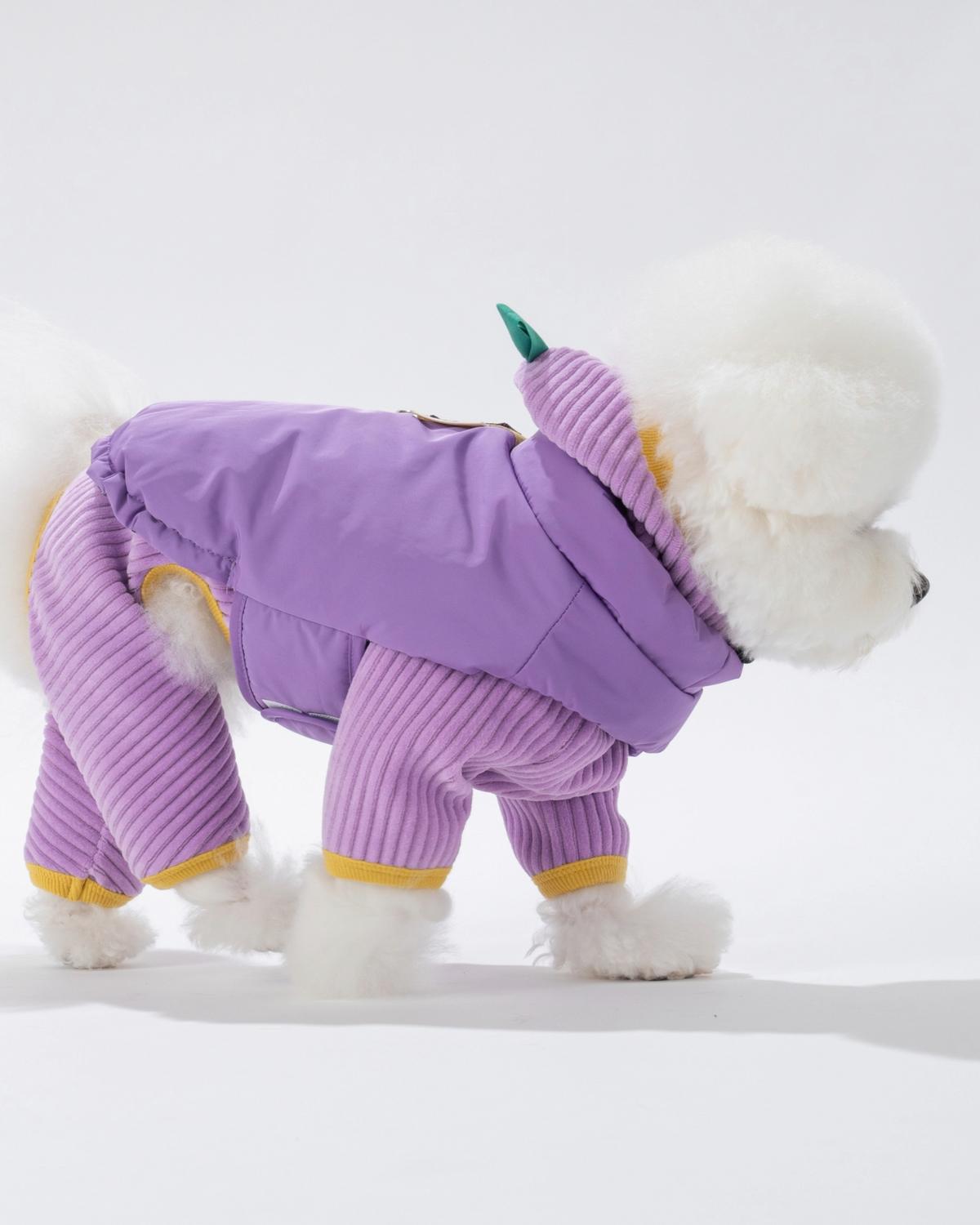 멍뭉(MUNGMOONG) 포그니 히트업 패딩 라벤더