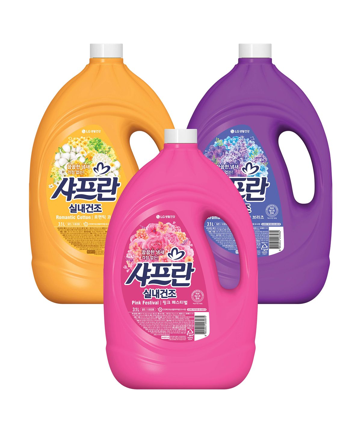 아우라(AURA) [옵션선택] 샤프란 실내건조 섬유유연제 3.1L x 4개