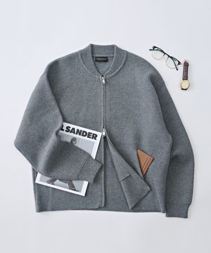 소프트 웜플랜 집업 가디건 (차콜)