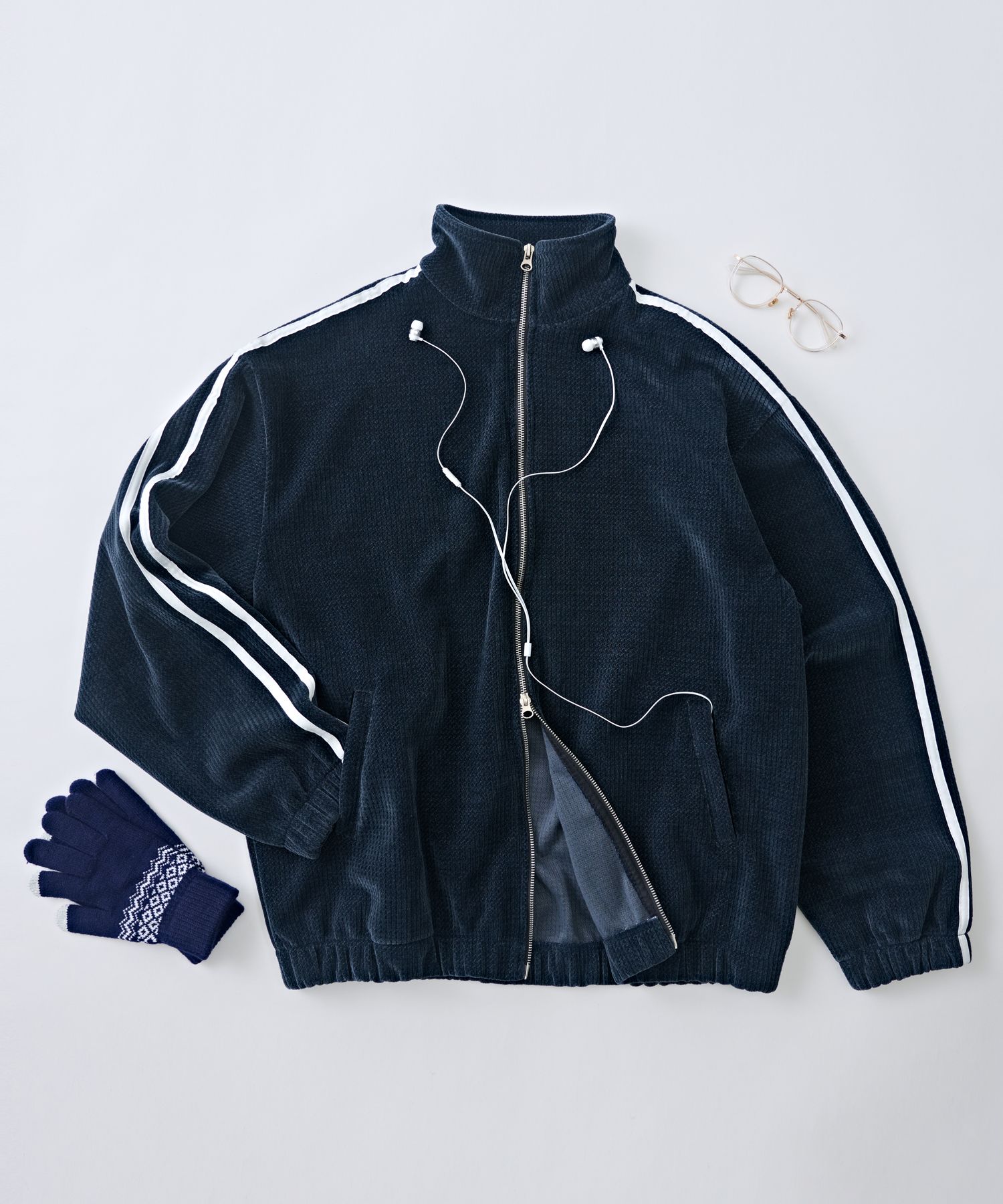 MUSINSA公式 | ANALOGMOOD トラックセミベロアジップアップジャケット