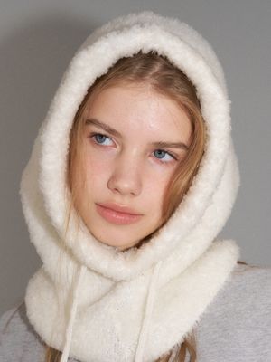 소프트 부클 바라클라바 (크림)