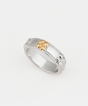 Clover rail ring G (925 silver)