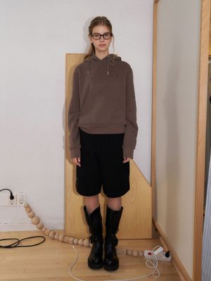 쁘띠 후디 (브라운)