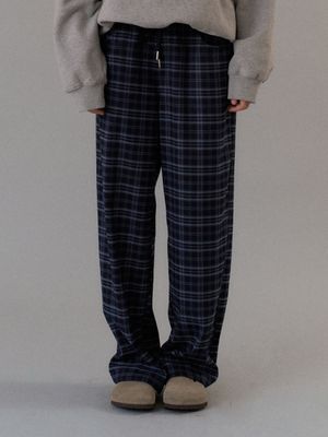컴피 체크 팬츠 (네이비)