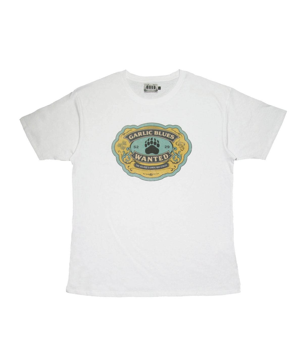 갈릭 블루스(GARLICBLUES) 02 FOOTPRINT T-shirt (White)