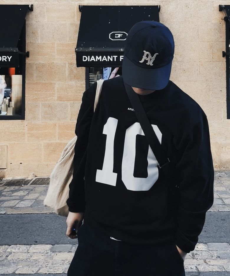 10 SWEATSHIRT black