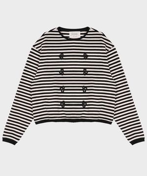 FROG STRIPE SWEATSHIRT
